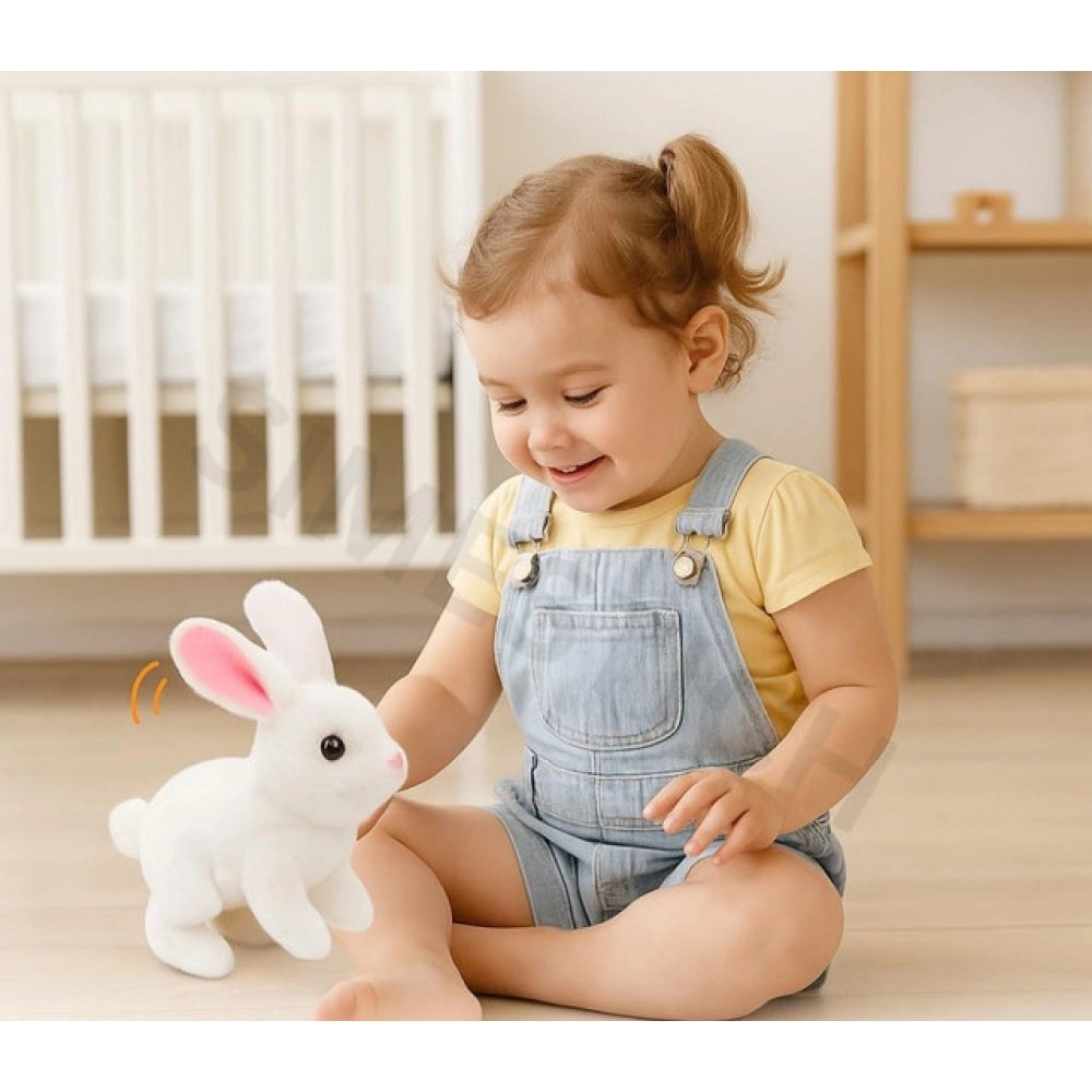 Amfyn Walking And Talking Rabbit (White)