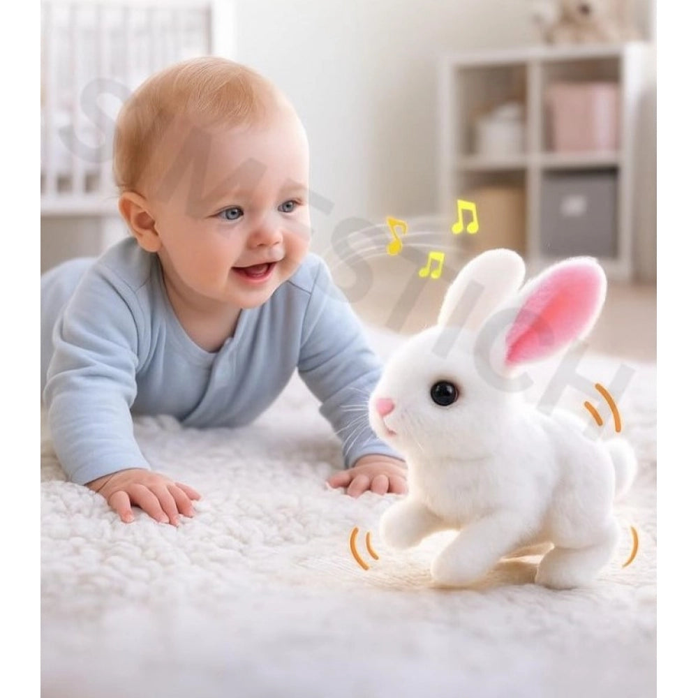 Amfyn Walking And Talking Rabbit (White)