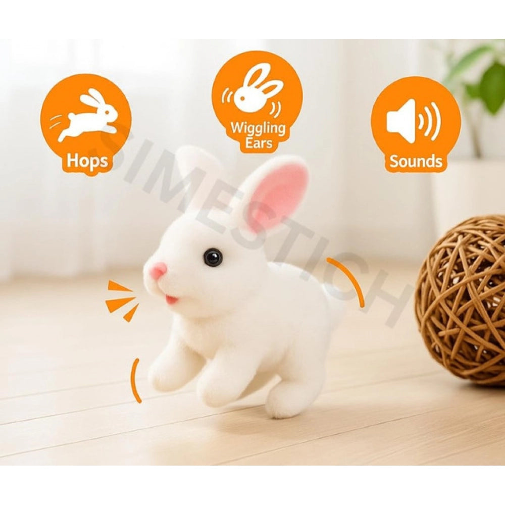 Amfyn Walking And Talking Rabbit (White)