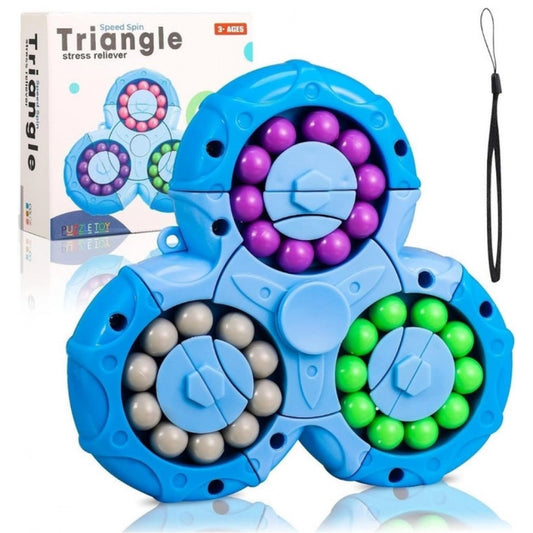 Amfyn Magical Bean Puzzle Toy Spinner (Multicolor)