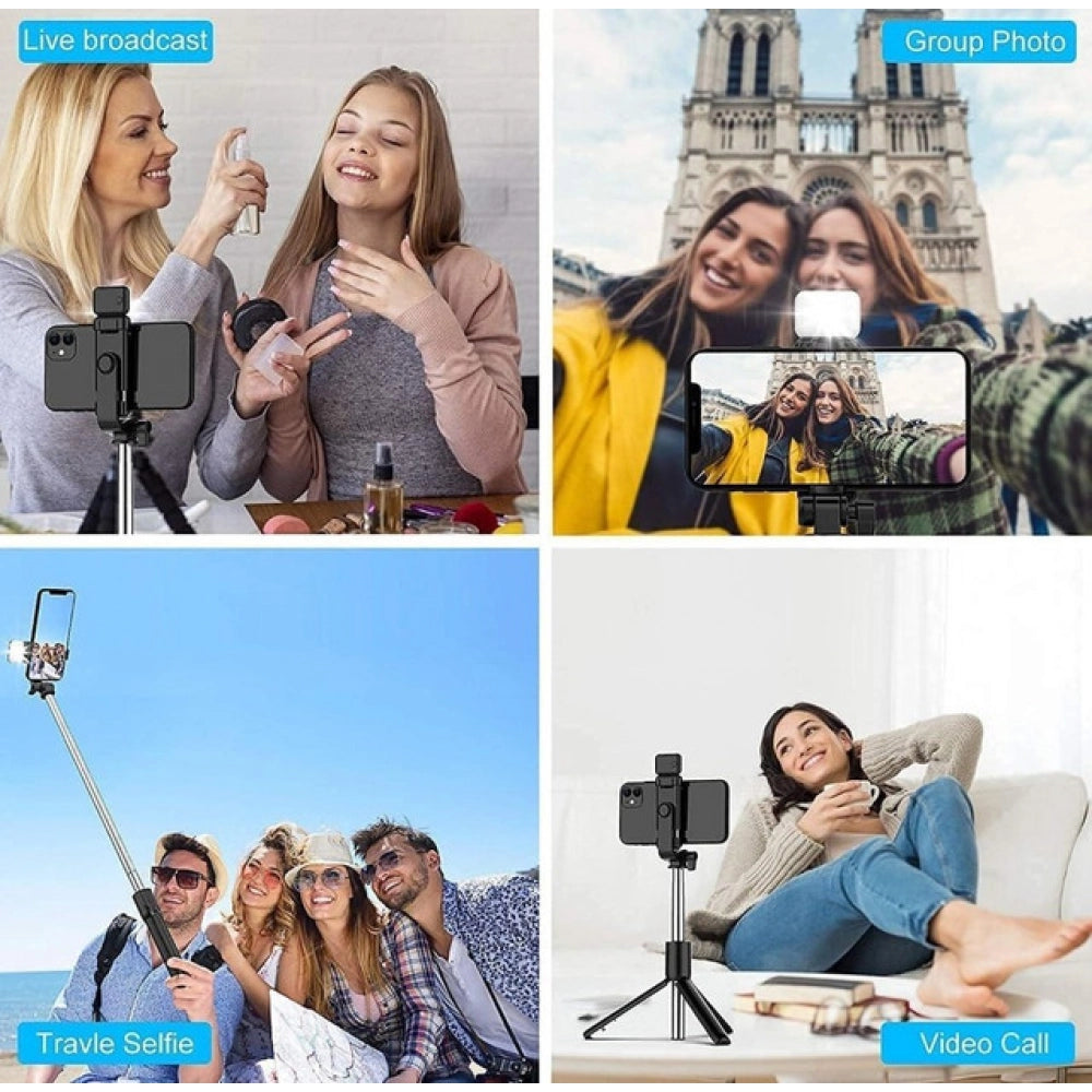 Amfyn Pack of 2 Selfie Stick R1s (Multicolor)
