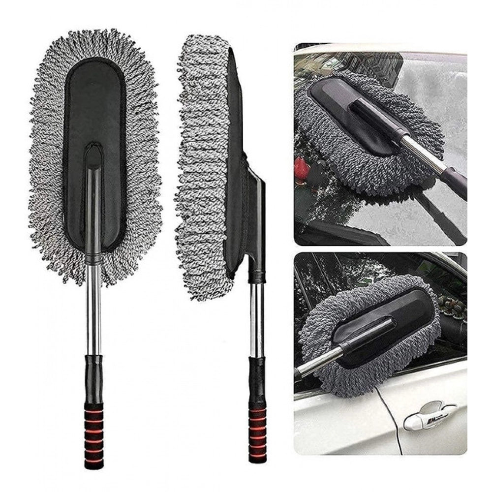 Amfyn Pack of 2 Big Car Duster (Grey)