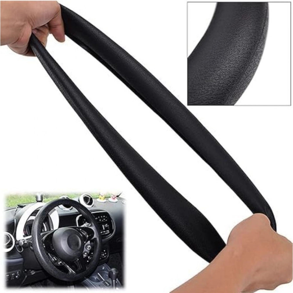 Amfyn Pack of 2 Universal Soft Silicone Steering Wheel Cover (Green)