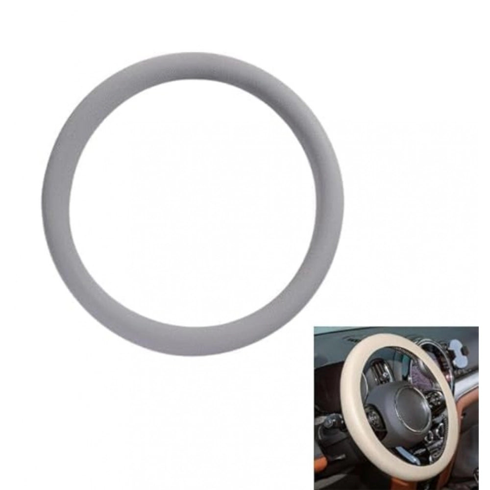 Amfyn Pack of 2 Universal Soft Silicone Steering Wheel Cover (Green)