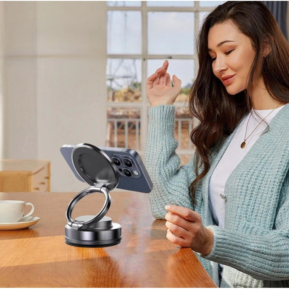 Amfyn T28 Magnetic Phone Holder (Silver-Black)