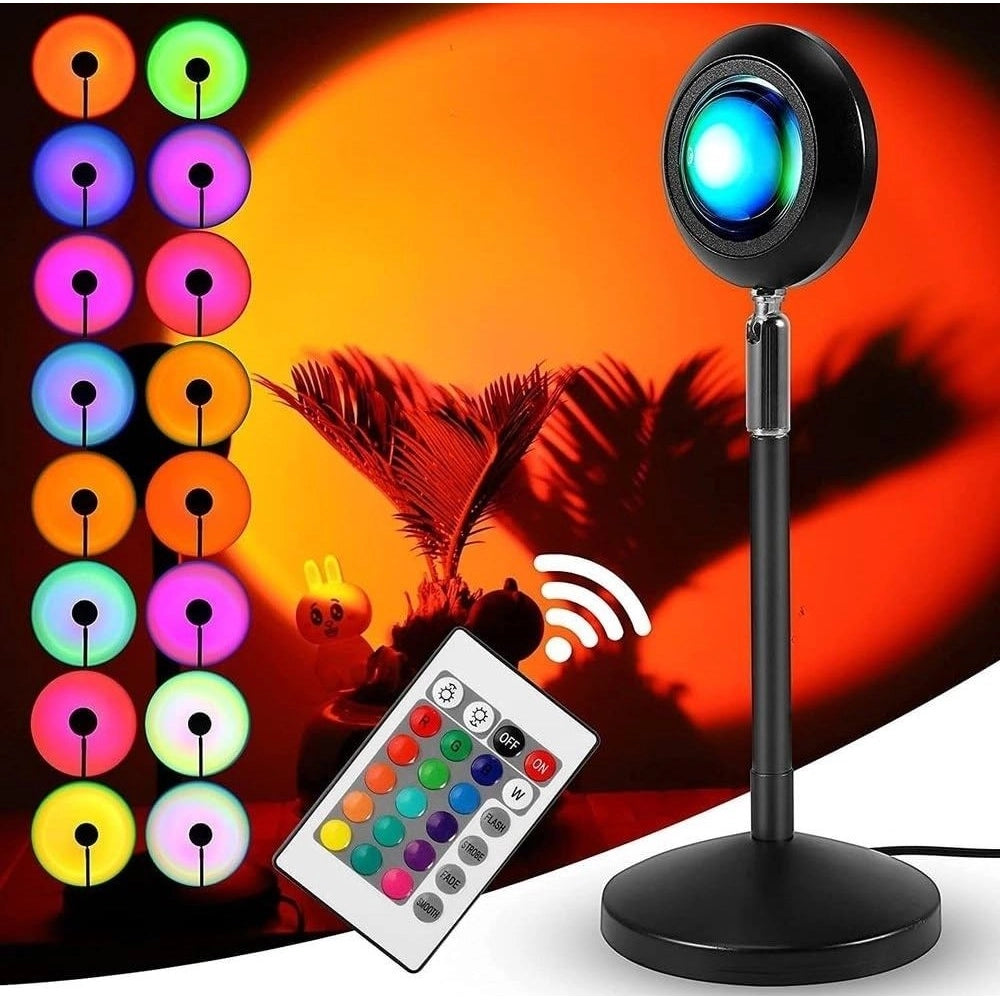 Amfyn Sunset Lamp With Remote (Black)