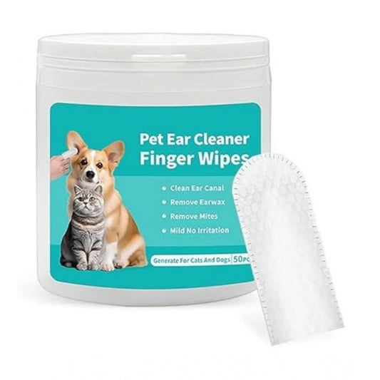 Amfyn Pack of 2 Pet Ear Cleaning Wipes (White)