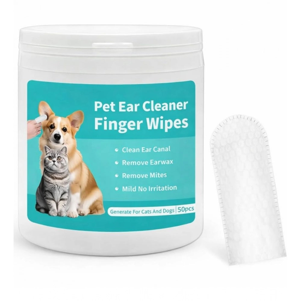 Amfyn Pack of 2 Pet Ear Cleaning Wipes (White)