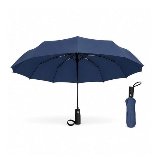 Amfyn Pack of 2 Auto Open Close UV Umbrella (Blue)