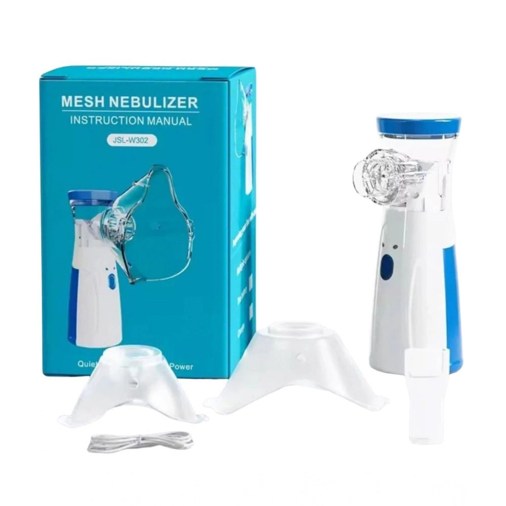 Amfyn Pack of 2 Mini Portable Mesh Nebulizer (Multicolor)