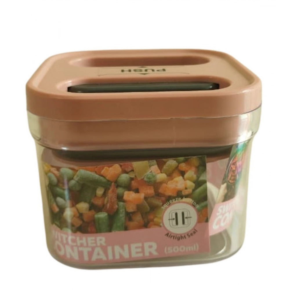 Amfyn Pack of 1 Switchers Airtight Storage Container Set 500 ML (Pink)