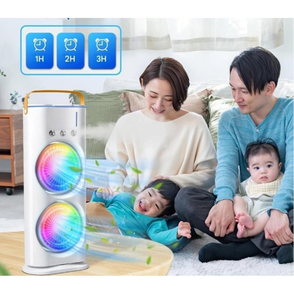Amfyn Double End Air Cooler Mist Fan (Multicolor)