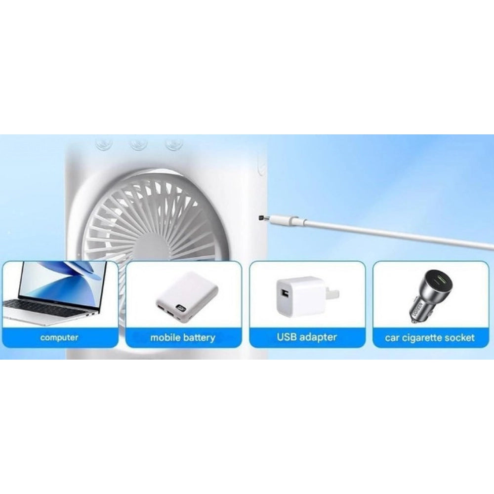Amfyn Double End Air Cooler Mist Fan (Multicolor)