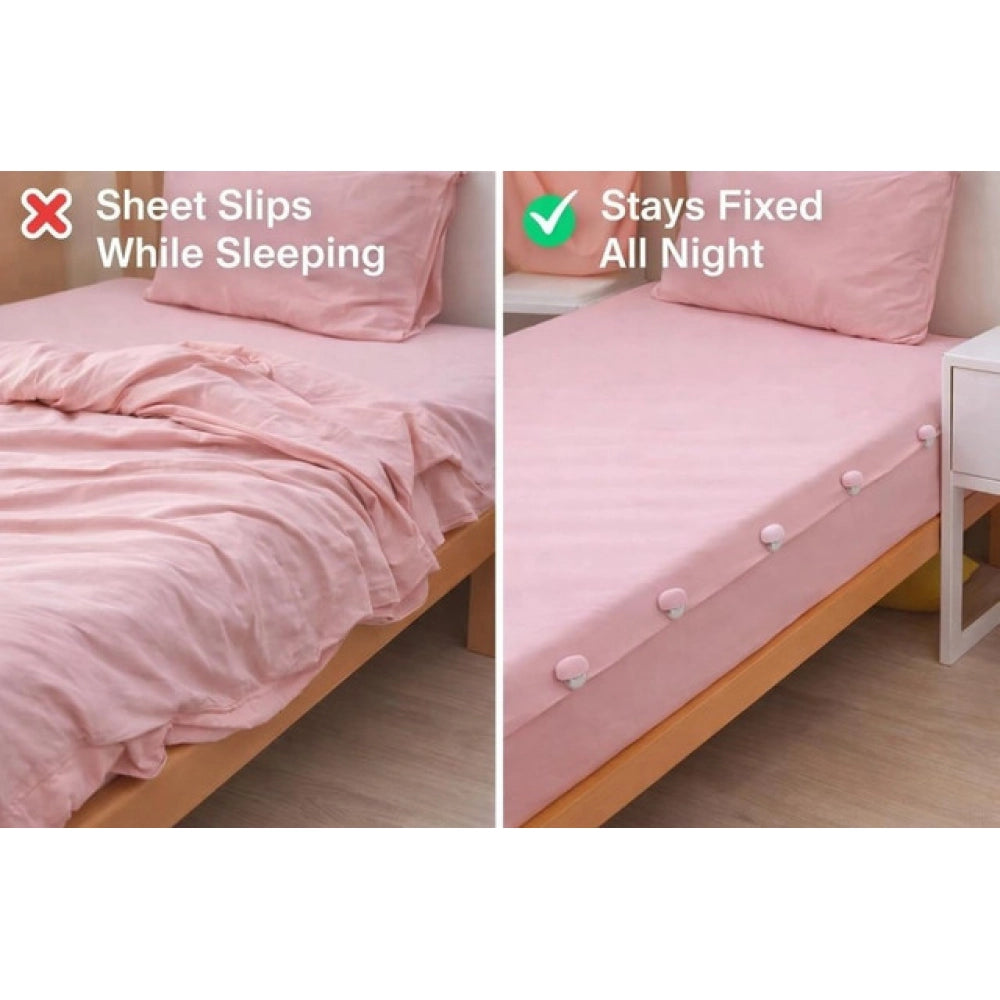 Amfyn Pack of 10 Duvet Clips (Pink-Blue)