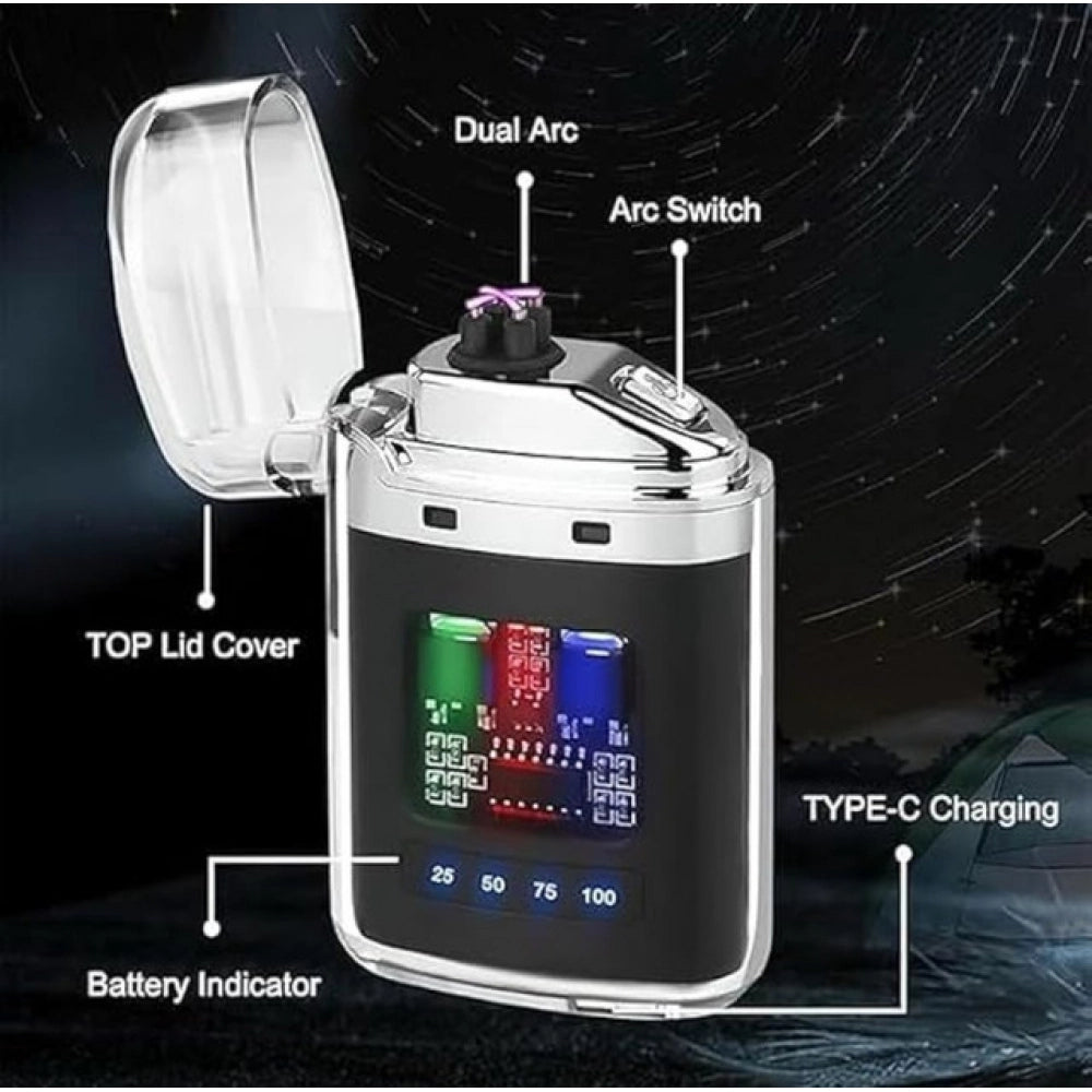 Amfyn Electric Gas Lighter (Silver)