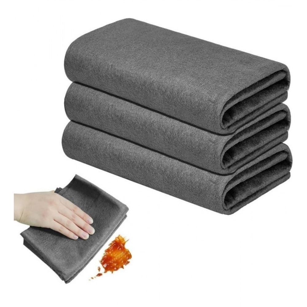 Amfyn Pack of 5 Magic Cleaning Cloth (Black)