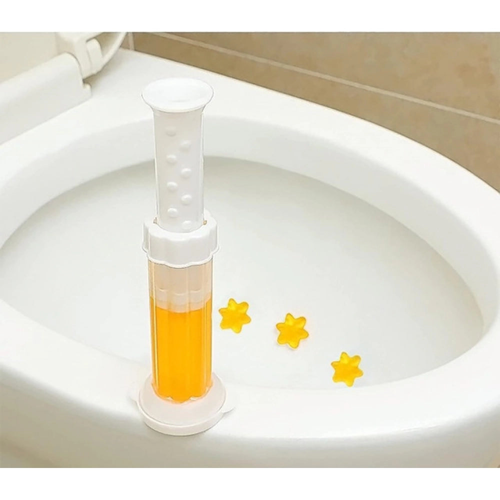 Amfyn Pack of 2 Toilet Freshner And Cleaner Flower Gel (Multicolor)