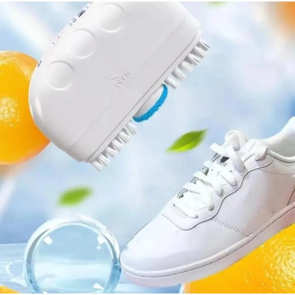Amfyn Pack of 2 2 in 1 Shoe Cleaning Brush (White)