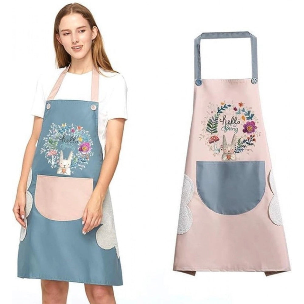 Amfyn Pack of 2 Kitchen Pocket Apron (Multicolor)