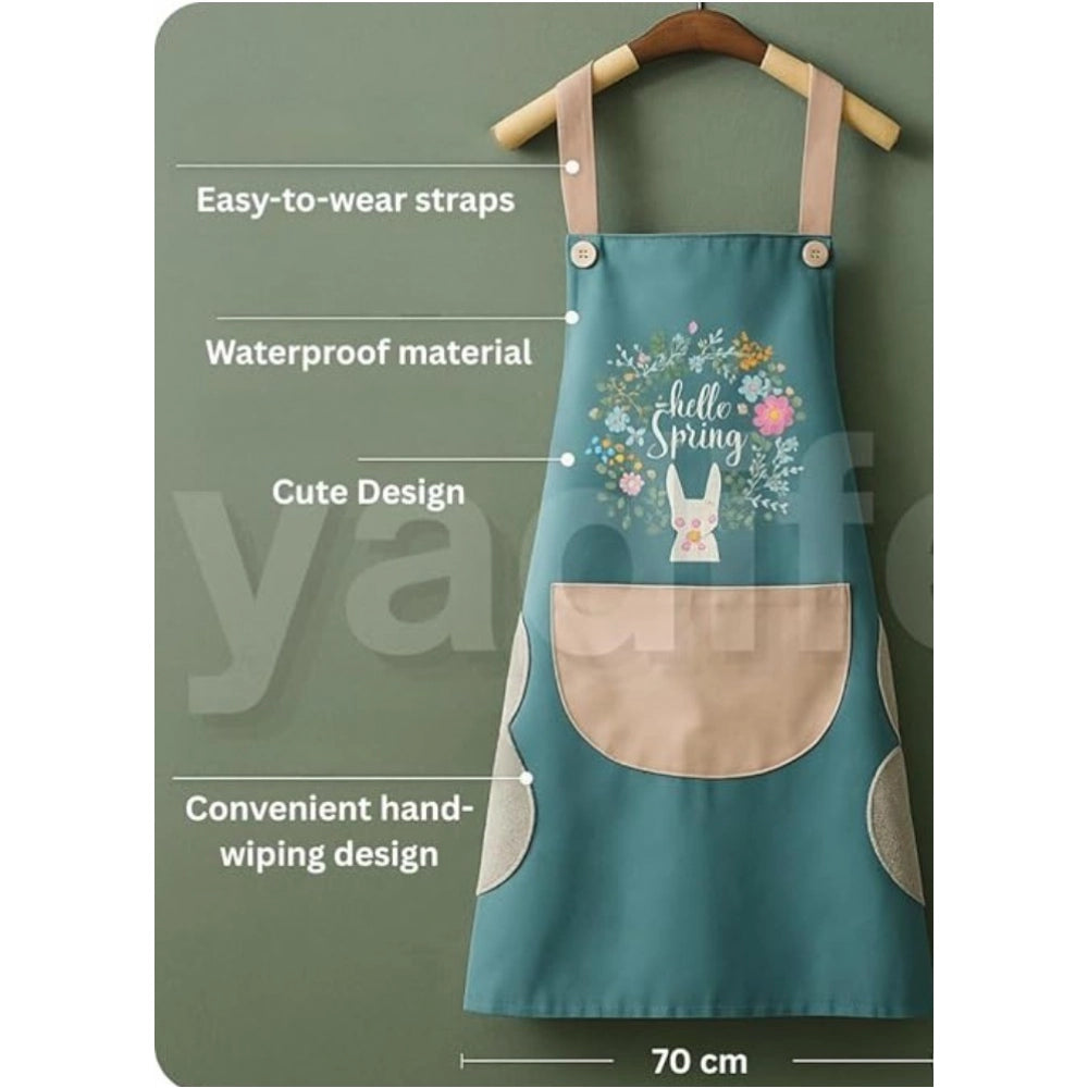 Amfyn Pack of 2 Kitchen Pocket Apron (Multicolor)