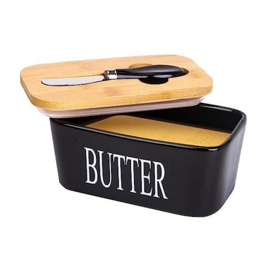 Amfyn Ceramic Butter Box (Black)