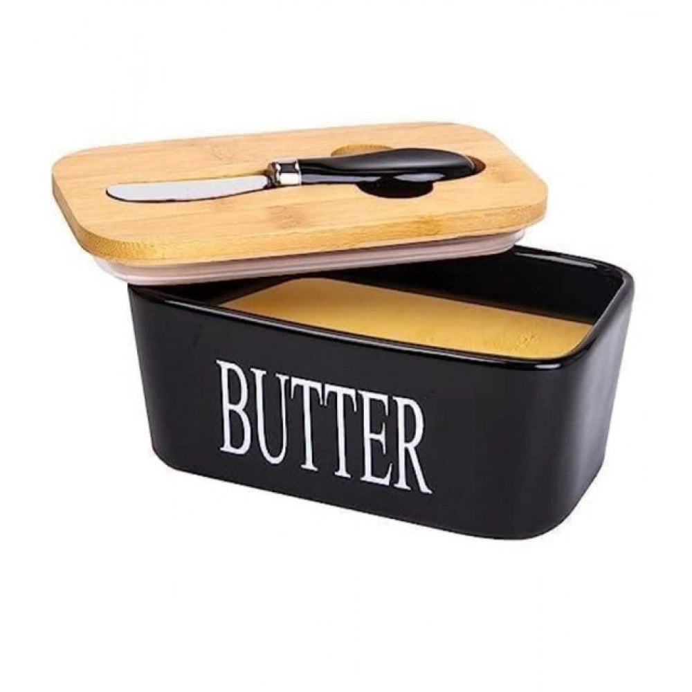Amfyn Ceramic Butter Box (Black)