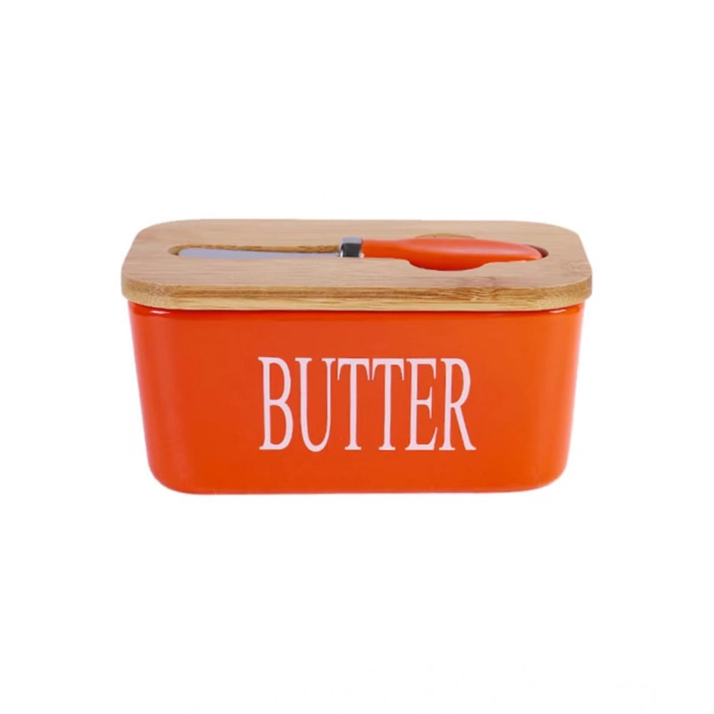 Amfyn Ceramic Butter Box (Orange)