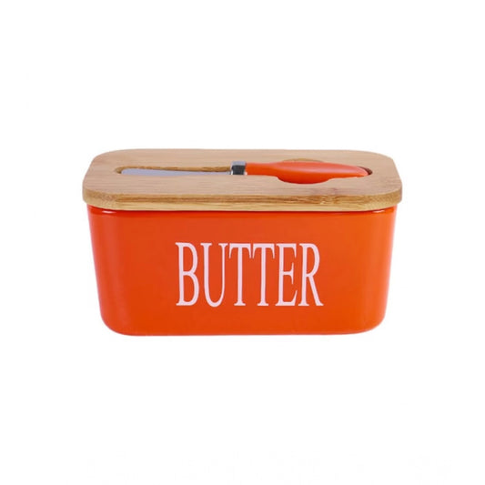 Amfyn Ceramic Butter Box (Orange)