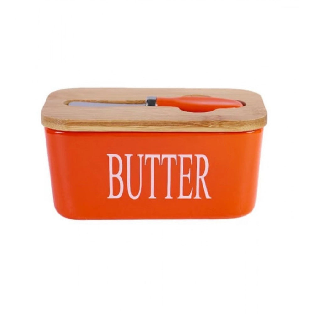 Amfyn Ceramic Butter Box (Orange)