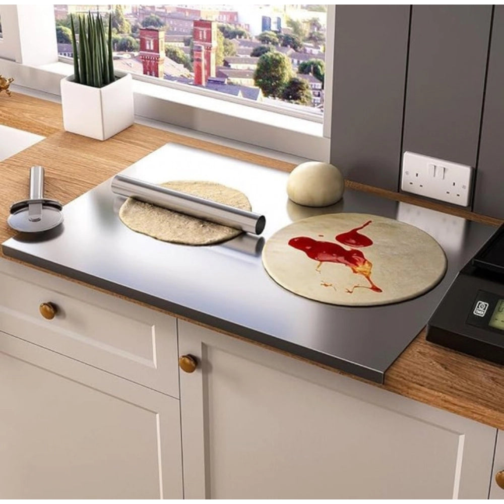 Amfyn Stainless Steel Chopping Board (Silver)