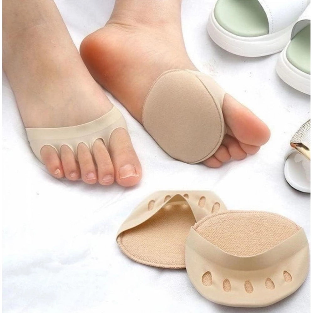 Amfyn Pack of 3 Honeycomb Fabric Forefoot Pads (Beige)