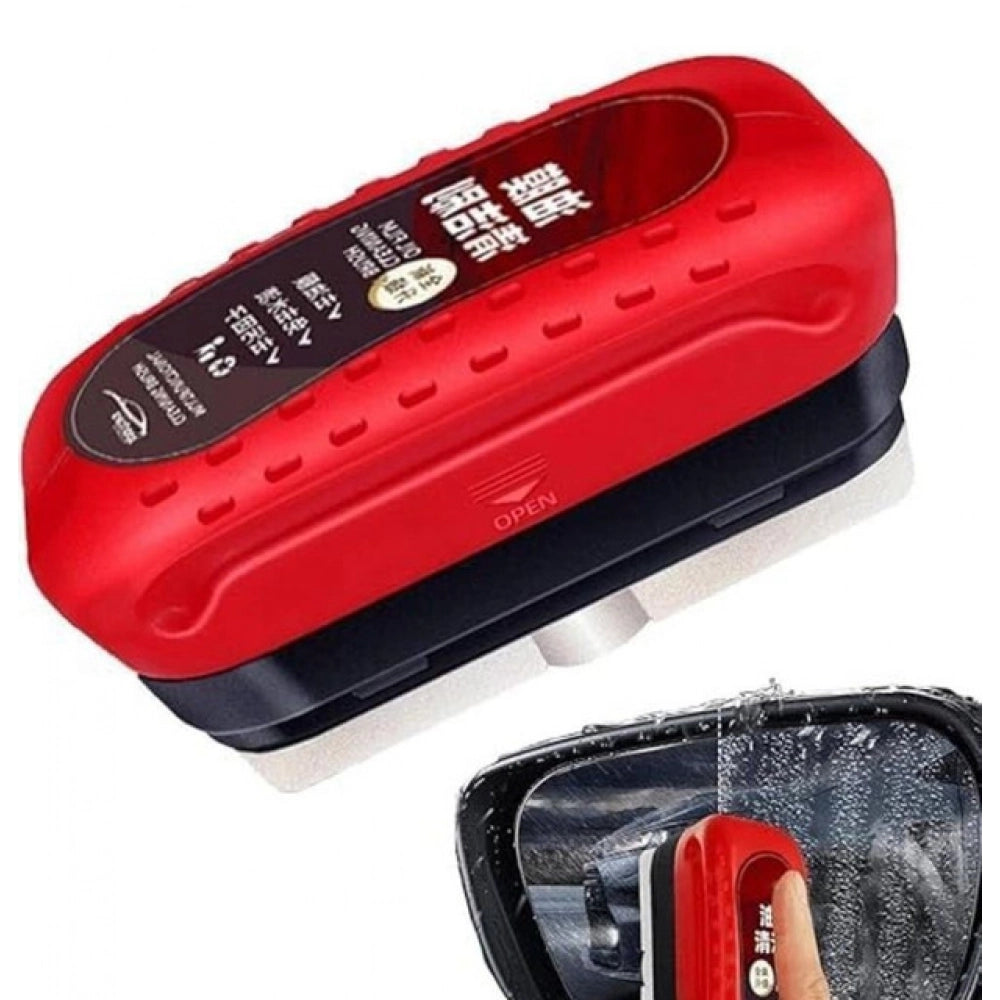Amfyn Pack of 3 Automotive Oil Film Cleaning Brush (Red-Black)