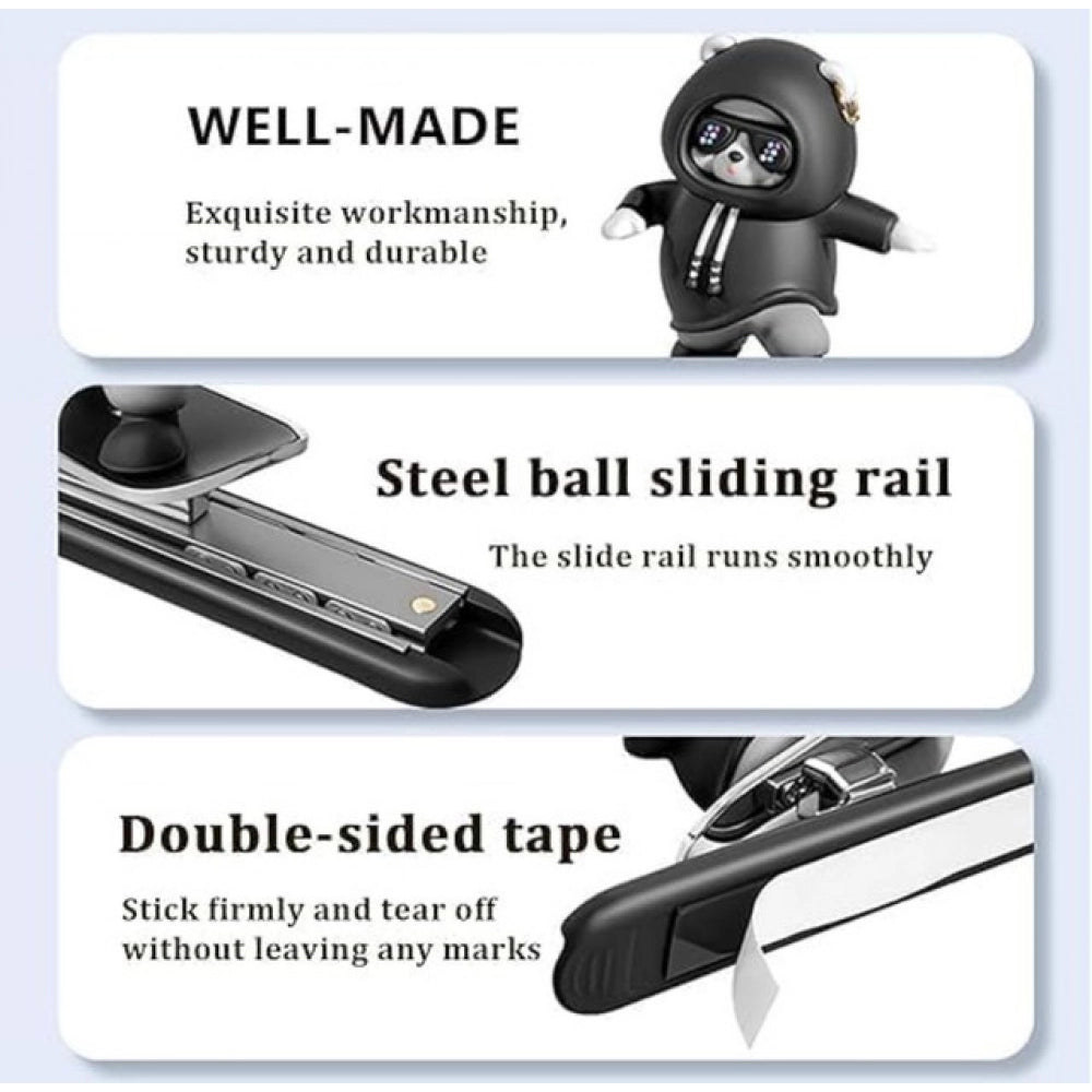 Amfyn Car Slidder Panda (Black)