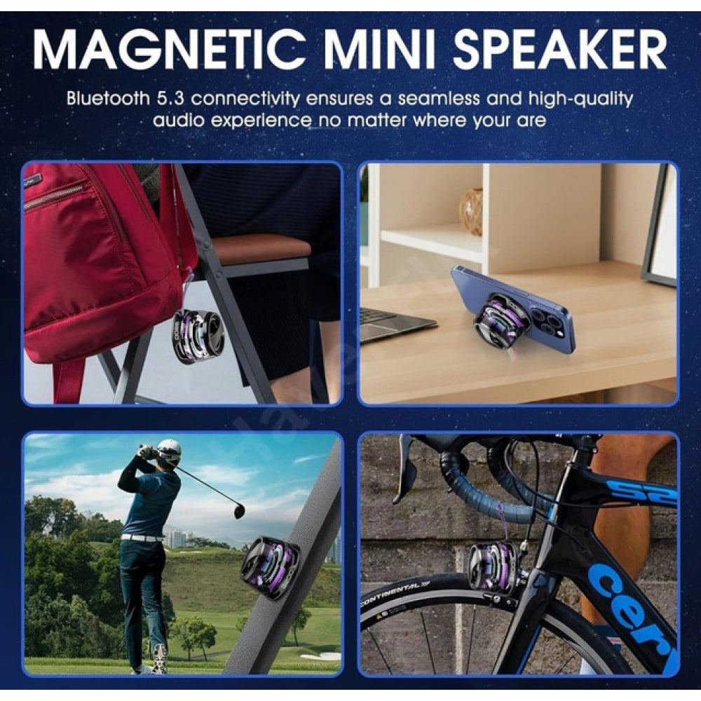 Amfyn G200 Magnetic Bluetooth Speaker (Black)
