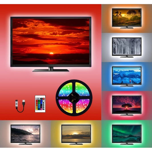 Amfyn 5M RGB LED Strip Light for TV Backlight (Multicolor)