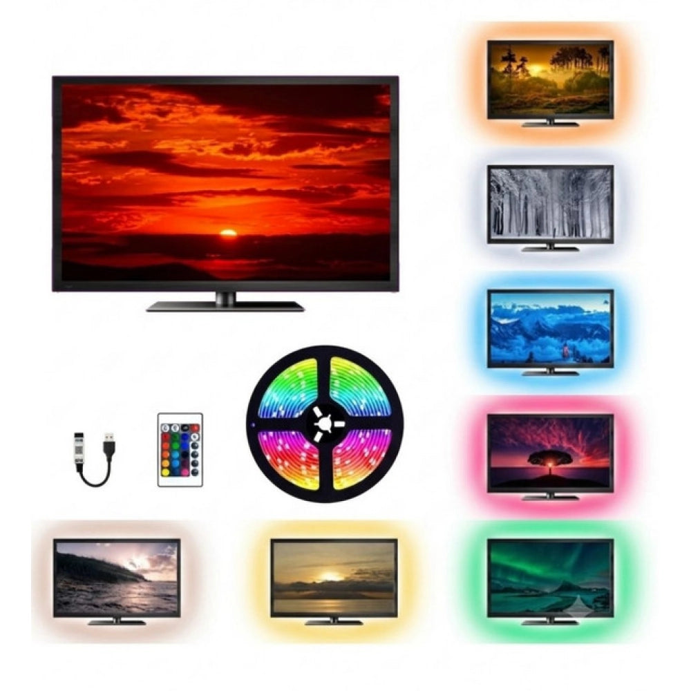 Amfyn 5M RGB LED Strip Light for TV Backlight (Multicolor)