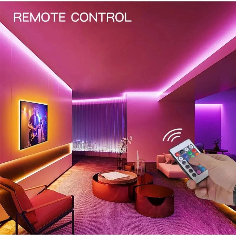 Amfyn 5M RGB LED Strip Light for TV Backlight (Multicolor)