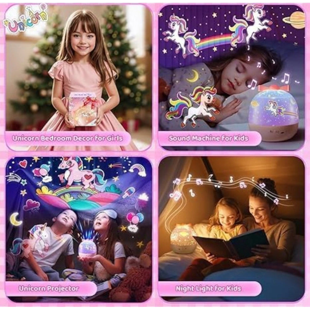 Amfyn Kids Night Light Projector (Multicolor)