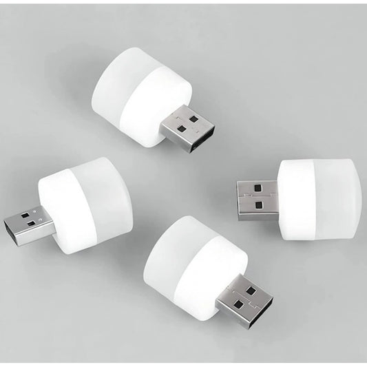 Amfyn Pack of 10 Portable Home USB Night Lights (White)