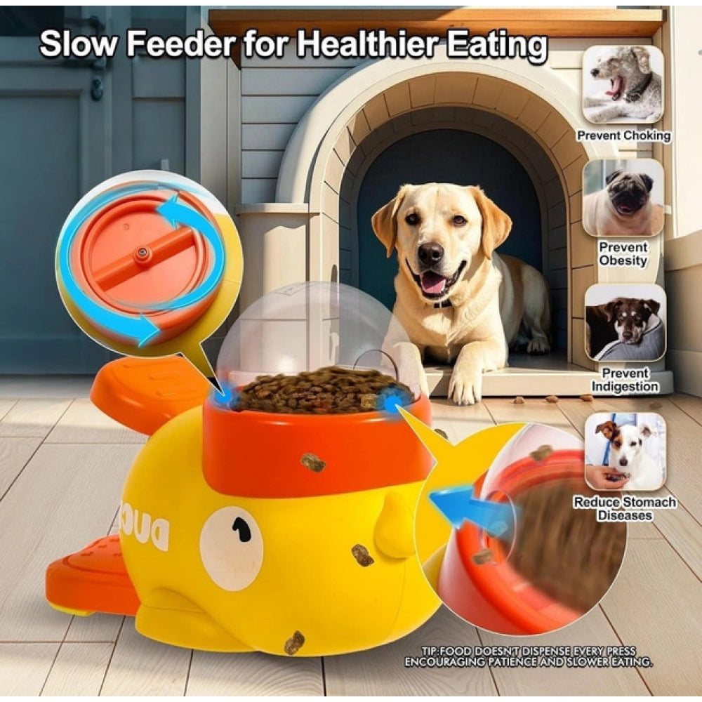 Amfyn Pet Feeder (Yellow-Orange)