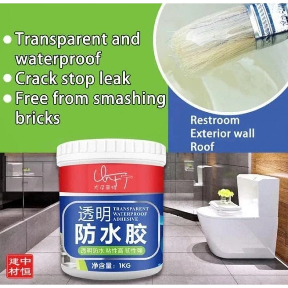 Amfyn Pack of 2 Transparent Waterproof Glue (White)