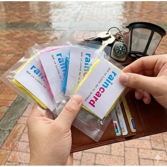 Amfyn Pack of 10 Rain Card (Multicolor)