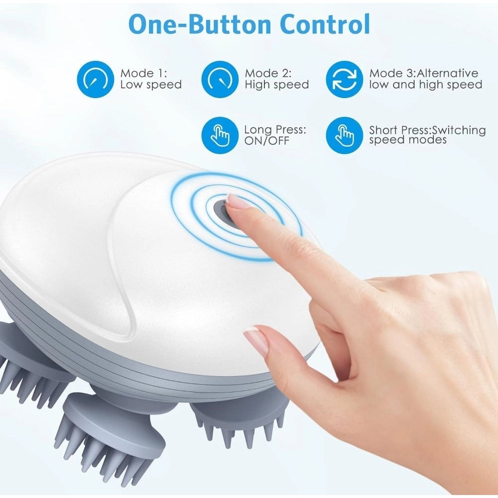 Amfyn Electric Scalp Massager (Grey)