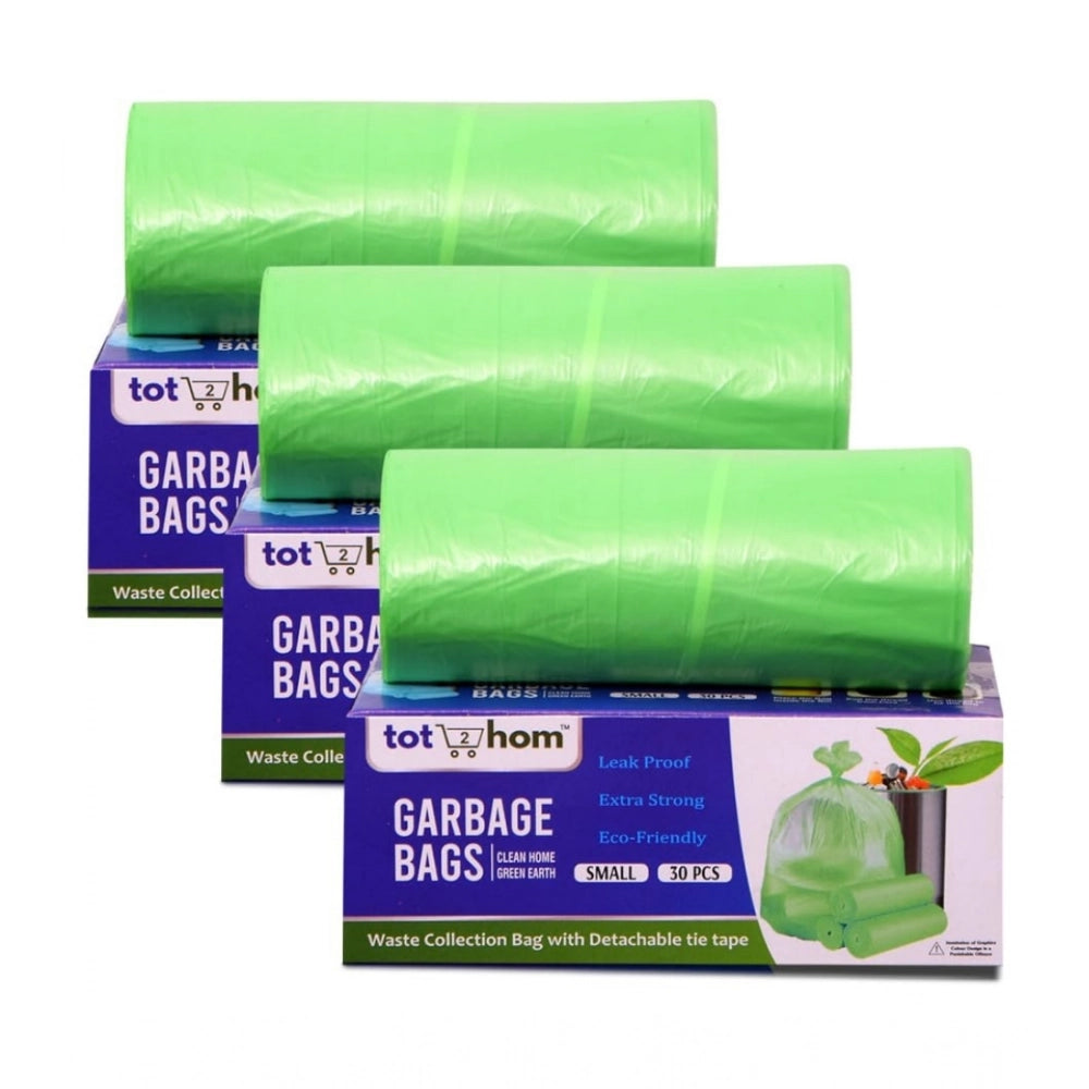 Amfyn Pack of 3 Polyethylene 17 x 19 Inches Garbage Bag (Green)
