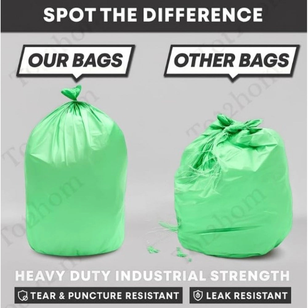 Amfyn Pack of 6 Biodegradeable Vegetable-Paper 17 x 19 Inches Garbage Bag (Green)