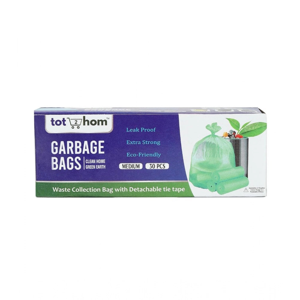 Amfyn Pack of 3 Biodegradeable Vegetable-Paper 19 x 21 Inches Garbage Bag (Green)