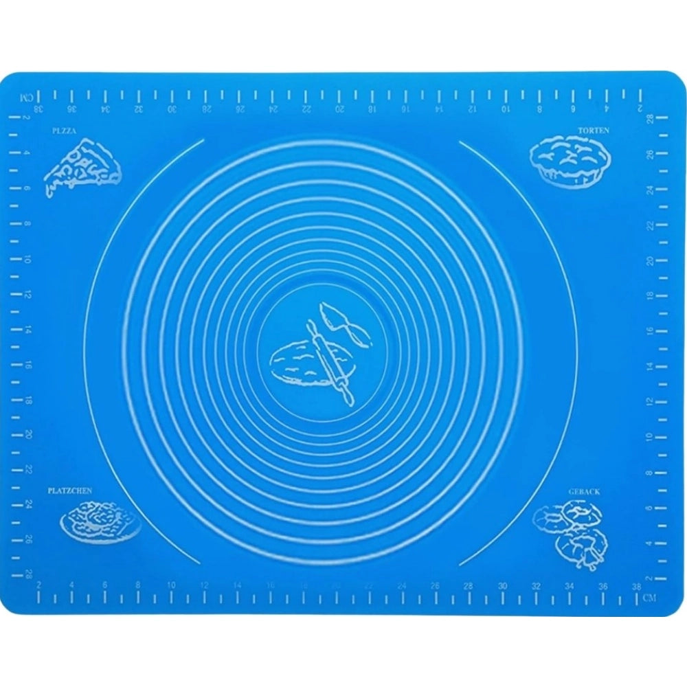 Amfyn Pack of 3 Silicone Roti Mat (Blue)