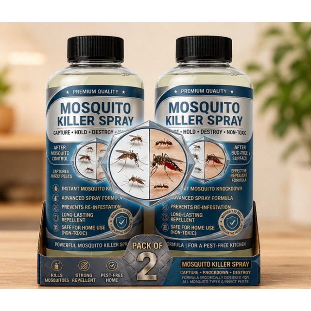 Amfyn Pack of 2 Mosquito Killer Liquid Bottles 100 ML