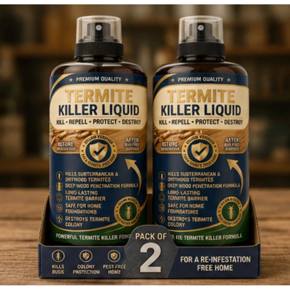 Amfyn Pack of 2 Termite Killer Liquid Spray Bottles 100 ML
