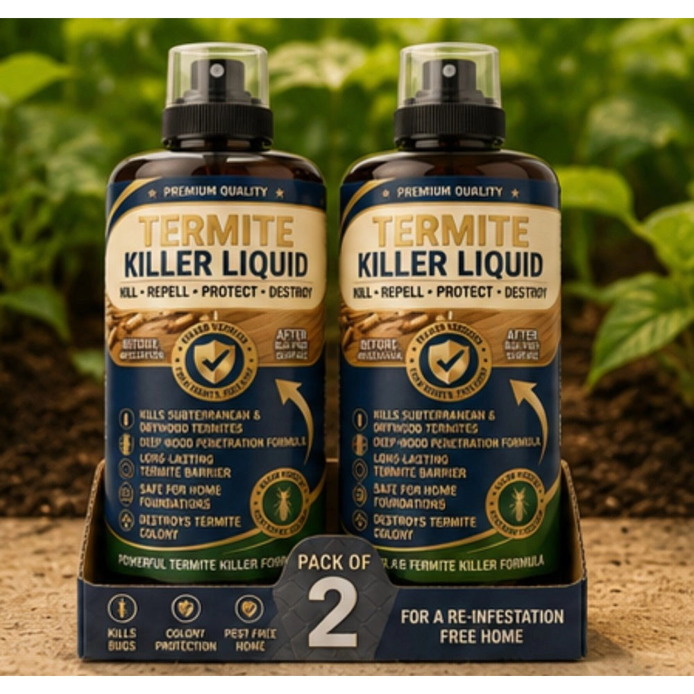 Amfyn Pack of 2 Termite Killer Liquid Spray Bottles 100 ML
